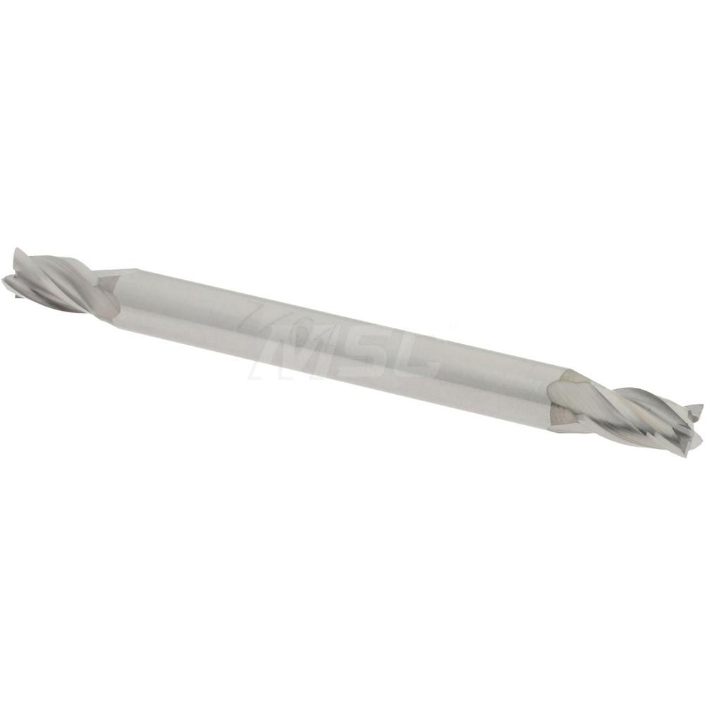 Accupro 07764160 Square End Mill 7/64'' Dia, 3/16'' LOC, 1/8'' Shank Dia, 1-1/2'' OAL, 4 Flutes, Solid Carbide