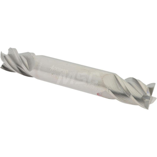 Accupro 07764368 Square End Mill 3/8'' Dia, 1/2'' LOC, 3/8'' Shank Dia, 2-1/2'' OAL, 4 Flutes, Solid Carbide