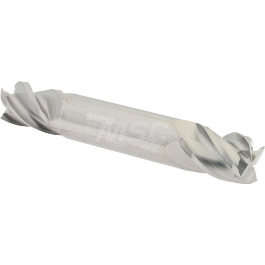 Accupro 07764384 Square End Mill 7/16" Dia, 9/16" LOC, 4 Flutes, Solid Carbide