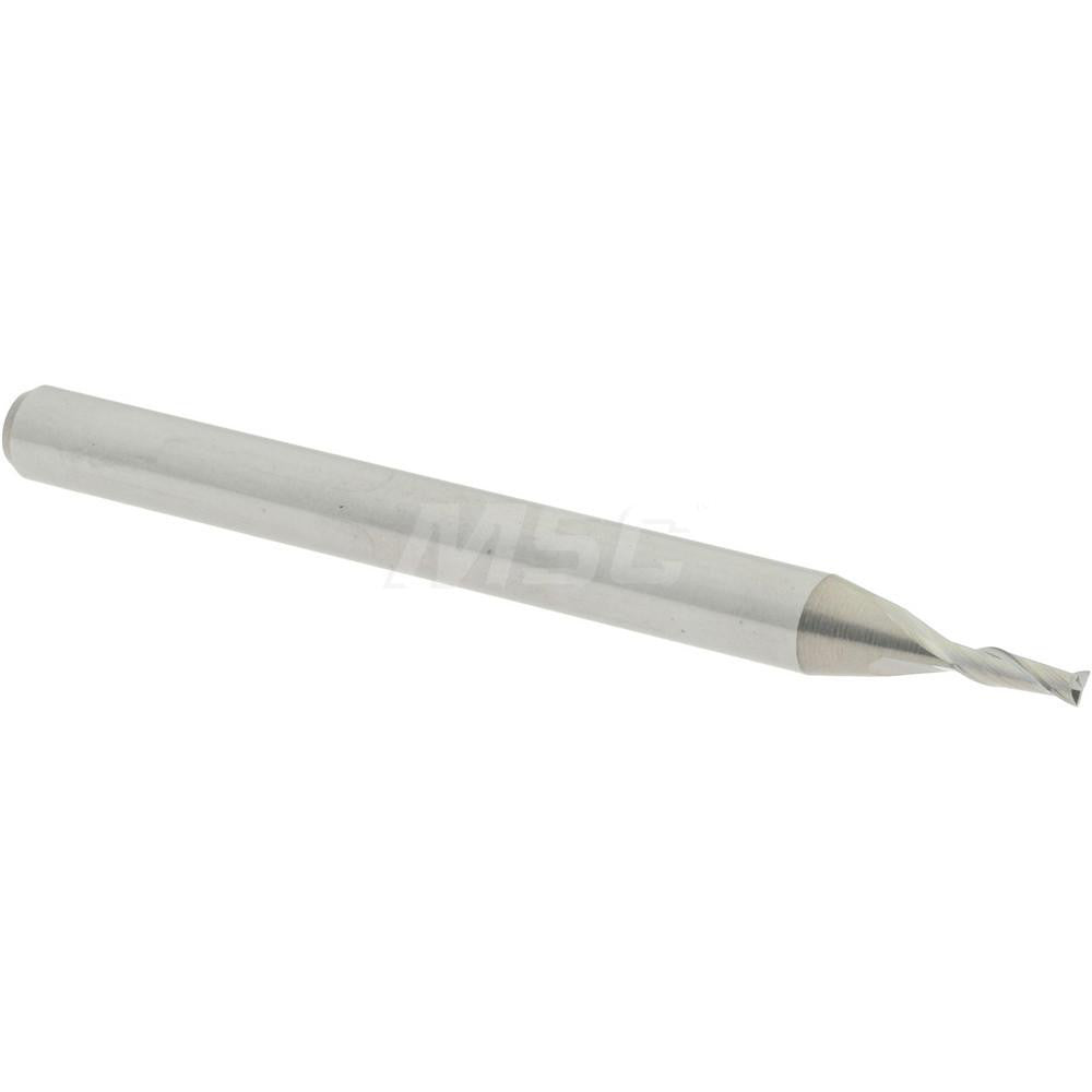 Accupro 07764442 Square End Mill 3/64'' Dia, 9/64'' LOC, 1/8'' Shank Dia, 1-1/2'' OAL, 2 Flutes, Solid Carbide