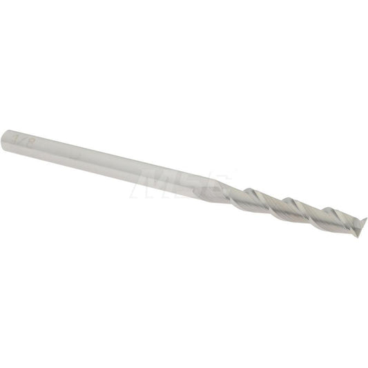 Accupro 07764541 Square End Mill 1/8'' Dia, 3/4'' LOC, 1/8'' Shank Dia, 2-1/4'' OAL, 2 Flutes, Solid Carbide