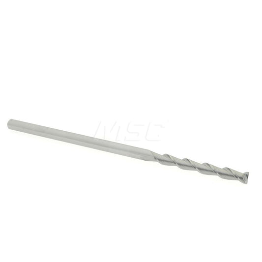 Accupro 07764566 Square End Mill 1/8'' Dia, 1'' LOC, 1/8'' Shank Dia, 3'' OAL, 2 Flutes, Solid Carbide