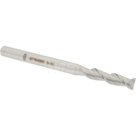 Accupro 07764665 Square End Mill 3/16'' Dia, 3/4'' LOC, 3/16'' Shank Dia, 2-1/2'' OAL, 2 Flutes, Solid Carbide