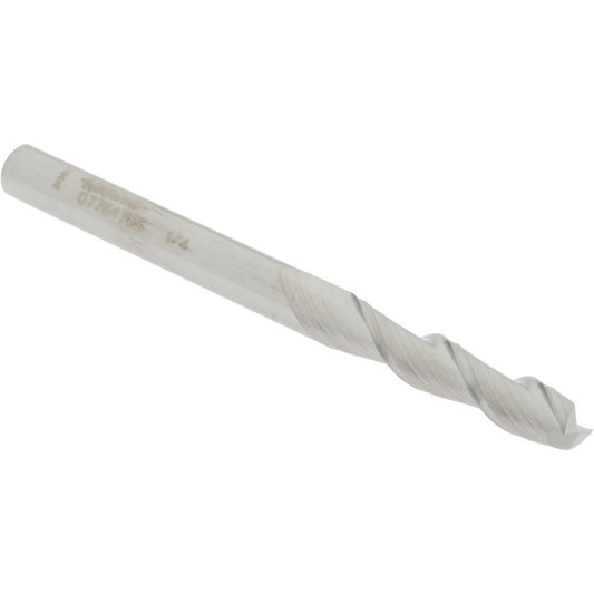 Accupro 07764780 Square End Mill 1/4'' Dia, 1-1/8'' LOC, 1/4'' Shank Dia, 3'' OAL, 2 Flutes, Solid Carbide