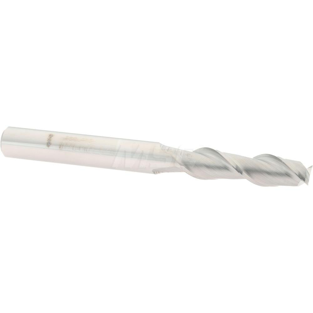 Accupro 07764905 Square End Mill 5/16'' Dia, 1-1/8'' LOC, 5/16'' Shank Dia, 3'' OAL, 2 Flutes, Solid Carbide