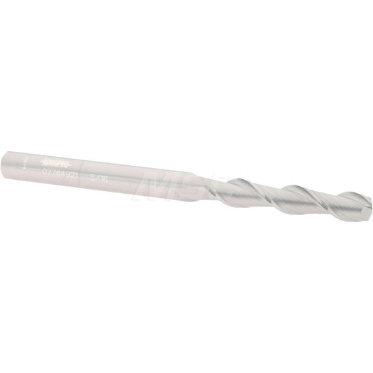 Accupro 07764921 Square End Mill 5/16'' Dia, 1-5/8'' LOC, 5/16'' Shank Dia, 4'' OAL, 2 Flutes, Solid Carbide