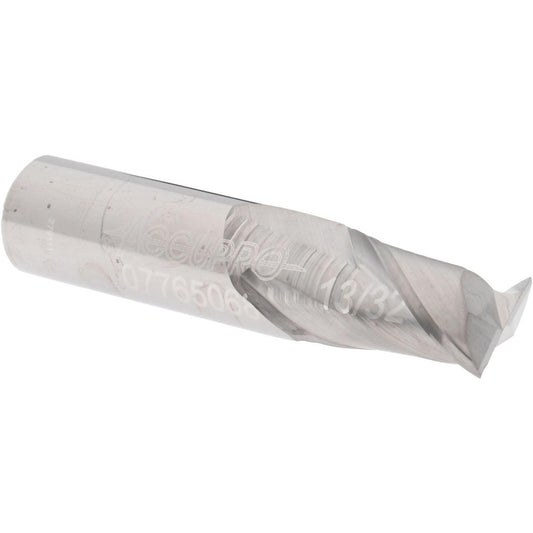 Accupro 07765068 Square End Mill 13/32'' Dia, 5/8'' LOC, 7/16'' Shank Dia, 2'' OAL, 2 Flutes, Solid Carbide