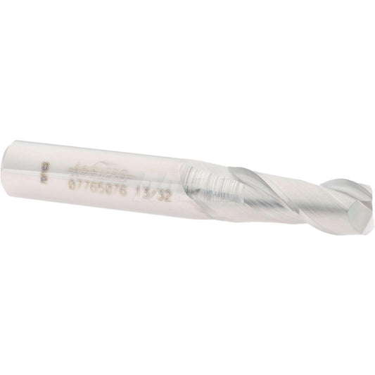 Accupro 07765076 Square End Mill 13/32'' Dia, 1'' LOC, 7/16'' Shank Dia, 2-3/4'' OAL, 2 Flutes, Solid Carbide