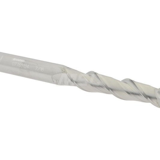 Accupro 07765134 Square End Mill 7/16'' Dia, 2'' LOC, 7/16'' Shank Dia, 4'' OAL, 2 Flutes, Solid Carbide