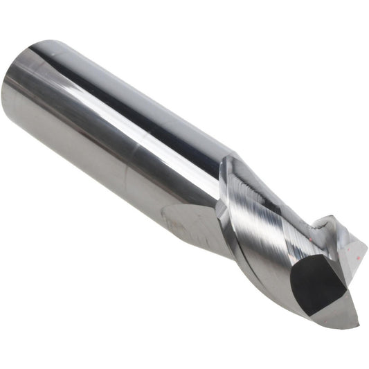 Accupro 07765191 Square End Mill 31/64'' Dia, 5/8'' LOC, 1/2'' Shank Dia, 2-1/2'' OAL, 2 Flutes, Solid Carbide