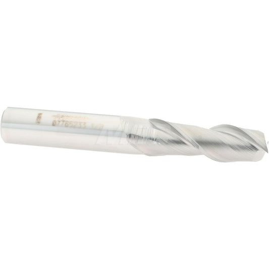Accupro 07765233 Square End Mill 1/2'' Dia, 1-1/2'' LOC, 1/2'' Shank Dia, 3-1/2'' OAL, 2 Flutes, Solid Carbide