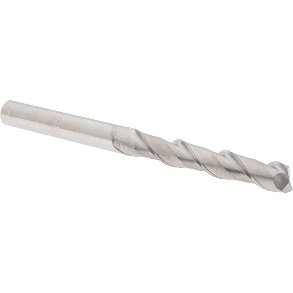Accupro 07765258 Square End Mill 1/2'' Dia, 3'' LOC, 1/2'' Shank Dia, 6'' OAL, 2 Flutes, Solid Carbide
