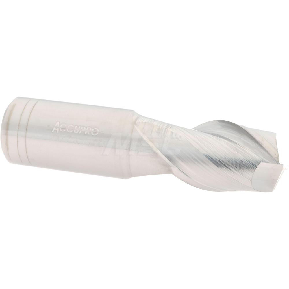 Accupro 07765340 Square End Mill 3/4'' Dia, 1'' LOC, 3/4'' Shank Dia, 3'' OAL, 2 Flutes, Solid Carbide