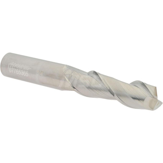Accupro 07765365 Square End Mill 3/4'' Dia, 2-1/4'' LOC, 3/4'' Shank Dia, 5'' OAL, 2 Flutes, Solid Carbide