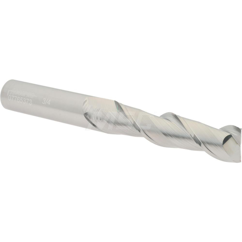 Accupro 07765373 Square End Mill 3/4'' Dia, 3'' LOC, 3/4'' Shank Dia, 6'' OAL, 2 Flutes, Solid Carbide