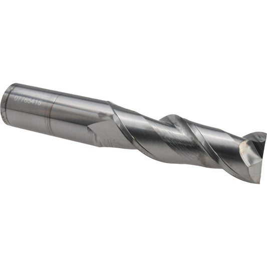 Accupro 07765415 Square End Mill 1'' Dia, 3'' LOC, 1'' Shank Dia, 6'' OAL, 2 Flutes, Solid Carbide