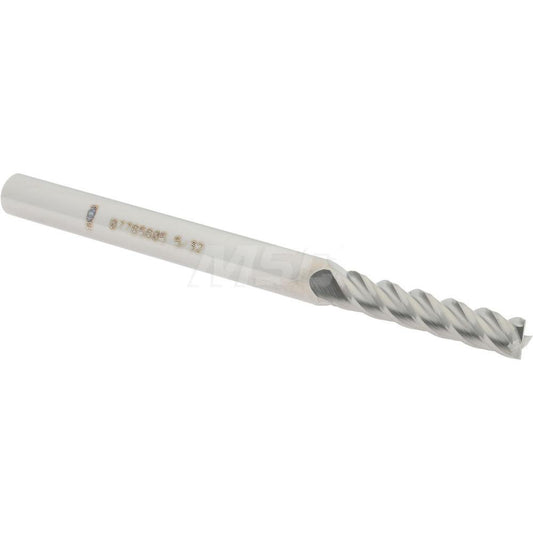 Accupro 07765605 Square End Mill 5/32'' Dia, 3/4'' LOC, 3/16'' Shank Dia, 2-1/2'' OAL, 4 Flutes, Solid Carbide