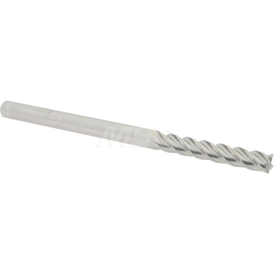 Accupro 07765670 Square End Mill 3/16'' Dia, 1-1/8'' LOC, 3/16'' Shank Dia, 3'' OAL, 4 Flutes, Solid Carbide