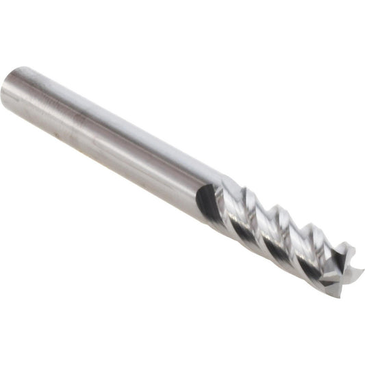 Accupro 07765761 Square End Mill 1/4'' Dia, 3/4'' LOC, 1/4'' Shank Dia, 2-1/2'' OAL, 4 Flutes, Solid Carbide