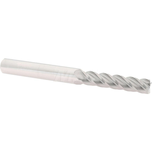 Accupro 07765845 Square End Mill 9/32'' Dia, 1-1/4'' LOC, 5/16'' Shank Dia, 3'' OAL, 4 Flutes, Solid Carbide