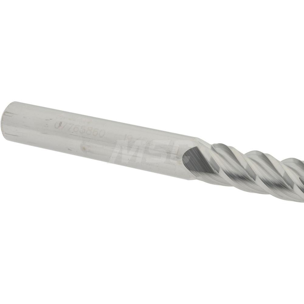 Accupro 07765860 Square End Mill 19/64'' Dia, 3/4'' LOC, 5/16'' Shank Dia, 2-1/2'' OAL, 4 Flutes, Solid Carbide