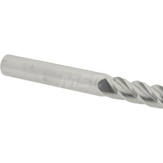 Accupro 07765860 Square End Mill 19/64'' Dia, 3/4'' LOC, 5/16'' Shank Dia, 2-1/2'' OAL, 4 Flutes, Solid Carbide