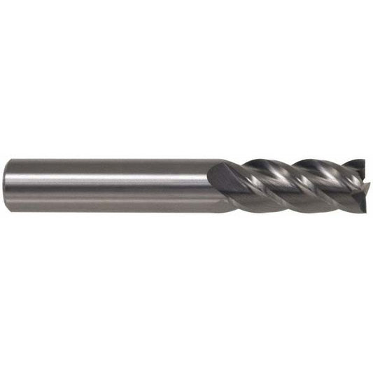 Accupro 00037721 Square End Mill 5/16'' Dia, 13/16'' LOC, 5/16'' Shank Dia, 4'' OAL, 4 Flutes, Solid Carbide