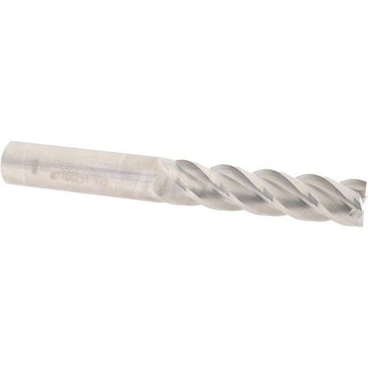 Accupro 07766231 Square End Mill 1/2'' Dia, 2'' LOC, 1/2'' Shank Dia, 4'' OAL, 4 Flutes, Solid Carbide