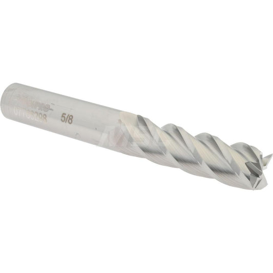 Accupro 07766298 Square End Mill 5/8'' Dia, 2-1/8'' LOC, 5/8'' Shank Dia, 4-5/8'' OAL, 4 Flutes, Solid Carbide