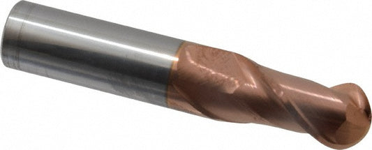 Accupro 07767247 Ball End Mill 0.75" Dia, 1.5" LOC, 2 Flute, Solid Carbide