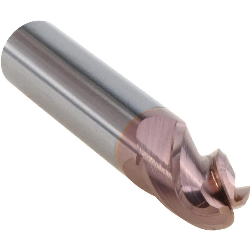 Accupro 07767981 Ball End Mill 0.4844" Dia, 0.625" LOC, 4 Flute, Solid Carbide