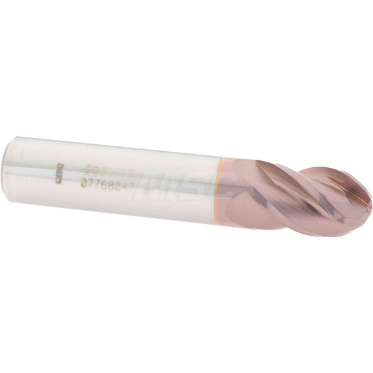 Accupro 07768047 Ball End Mill 0.5625" Dia, 0.875" LOC, 4 Flute, Solid Carbide