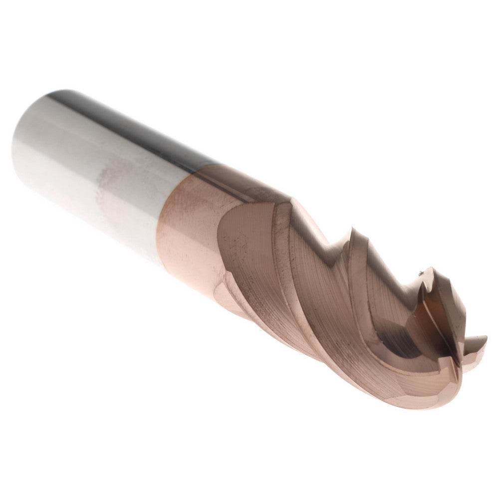Accupro 07768070 Ball End Mill 0.625" Dia, 1.25" LOC, 4 Flute, Solid Carbide