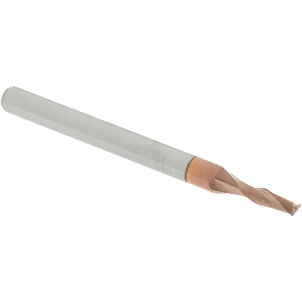 Accupro 07770209 Square End Mill 5/64'' Dia, 1/4'' LOC, 1/8'' Shank Dia, 1-1/2'' OAL, 2 Flutes, Solid Carbide