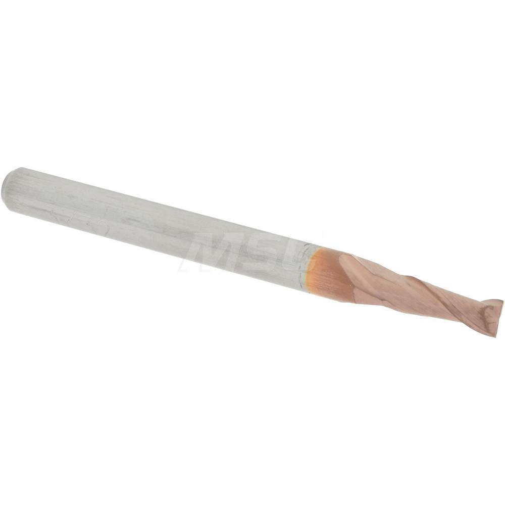 Accupro 07770225 Square End Mill 3/32'' Dia, 9/32'' LOC, 1/8'' Shank Dia, 1-1/2'' OAL, 2 Flutes, Solid Carbide