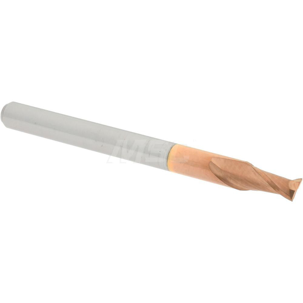 Accupro 07770233 Square End Mill 7/64'' Dia, 3/16'' LOC, 1/8'' Shank Dia, 1-1/2'' OAL, 2 Flutes, Solid Carbide