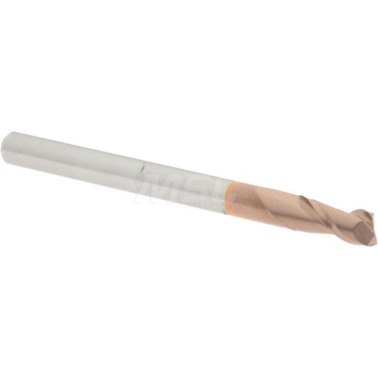 Accupro 07770258 Square End Mill 1/8'' Dia, 1/4'' LOC, 1/8'' Shank Dia, 1-1/2'' OAL, 2 Flutes, Solid Carbide