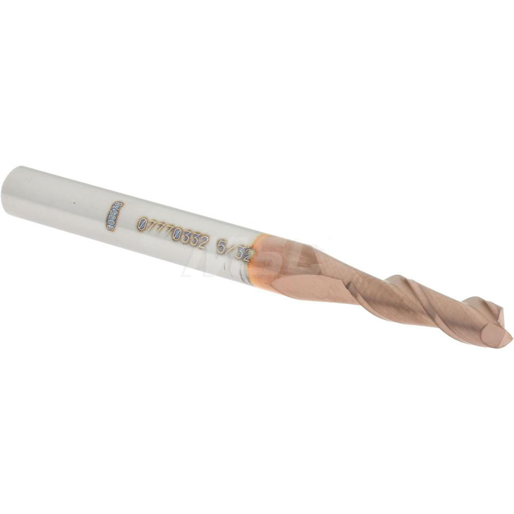 Accupro 07770332 Square End Mill 5/32'' Dia, 1/2'' LOC, 3/16'' Shank Dia, 2'' OAL, 2 Flutes, Solid Carbide