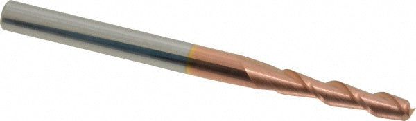 Accupro 07770340 Square End Mill 5/32'' Dia, 3/4'' LOC, 3/16'' Shank Dia, 2-1/2'' OAL, 2 Flutes, Solid Carbide