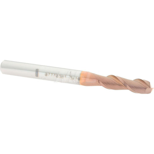 Accupro 07770381 Square End Mill 3/16'' Dia, 5/8'' LOC, 3/16'' Shank Dia, 2'' OAL, 2 Flutes, Solid Carbide