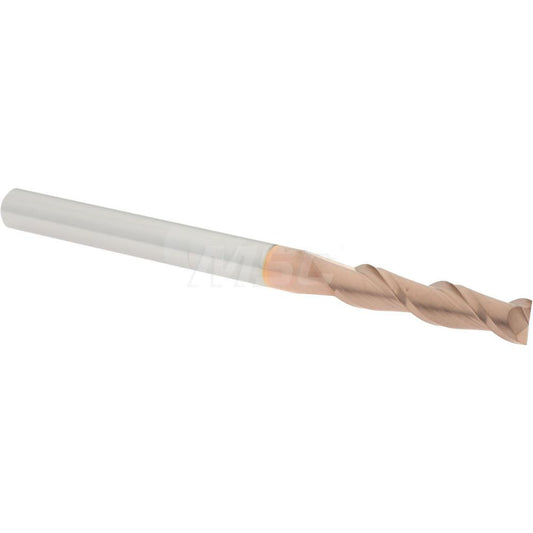 Accupro 07770399 Square End Mill 3/16'' Dia, 3/4'' LOC, 3/16'' Shank Dia, 2-1/2'' OAL, 2 Flutes, Solid Carbide