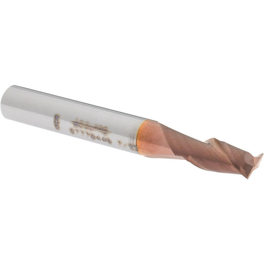 Accupro 07770449 Square End Mill 7/32'' Dia, 3/8'' LOC, 1/4'' Shank Dia, 2'' OAL, 2 Flutes, Solid Carbide