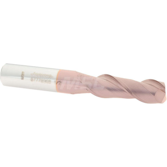 Accupro 07770969 Square End Mill 1/2'' Dia, 1-1/2'' LOC, 1/2'' Shank Dia, 3-1/2'' OAL, 2 Flutes, Solid Carbide