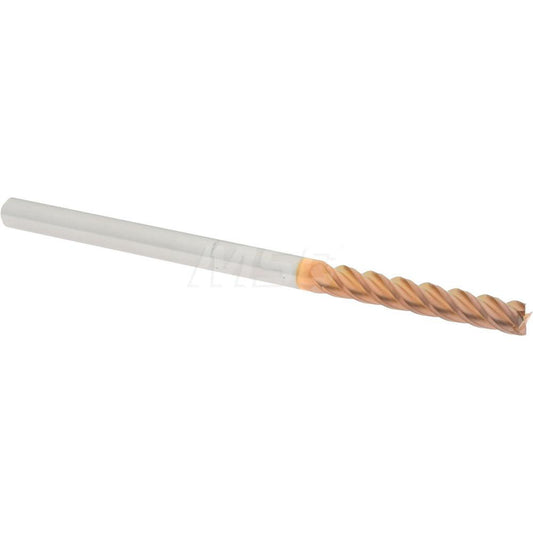 Accupro 07771264 Square End Mill 1/8'' Dia, 3/4'' LOC, 1/8'' Shank Dia, 2-1/4'' OAL, 4 Flutes, Solid Carbide