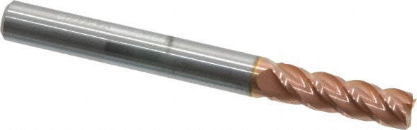 Accupro 07771470 Square End Mill 15/64'' Dia, 3/4'' LOC, 1/4'' Shank Dia, 2-1/2'' OAL, 4 Flutes, Solid Carbide