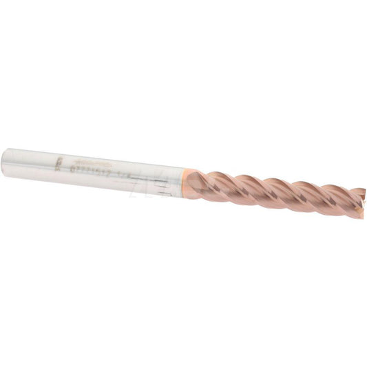 Accupro 07771512 Square End Mill 1/4'' Dia, 1-1/4'' LOC, 1/4'' Shank Dia, 3'' OAL, 4 Flutes, Solid Carbide