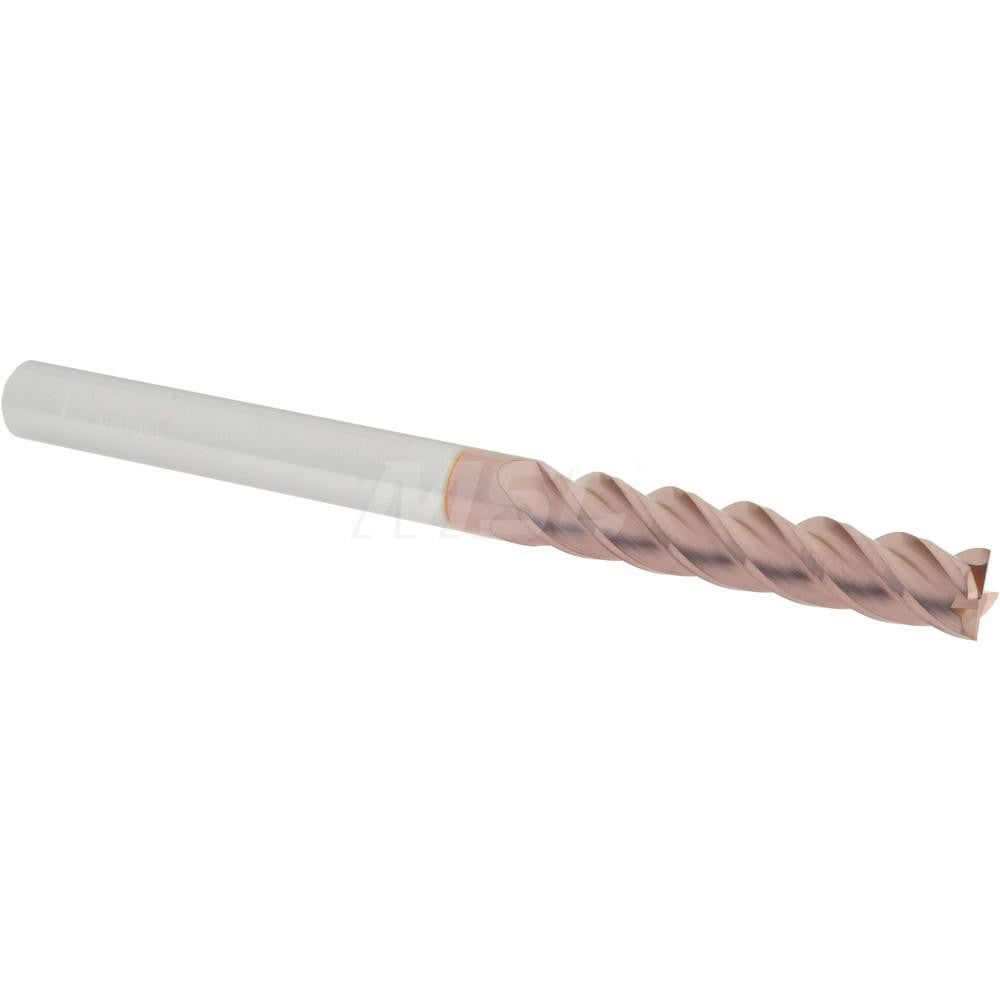 Accupro 07771645 Square End Mill 5/16'' Dia, 1-5/8'' LOC, 5/16'' Shank Dia, 4'' OAL, 4 Flutes, Solid Carbide