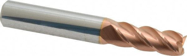 Accupro 07771686 Square End Mill 11/32'' Dia, 7/8'' LOC, 3/8'' Shank Dia, 2-1/2'' OAL, 4 Flutes, Solid Carbide