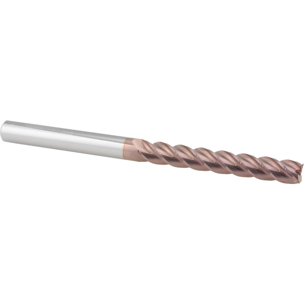 Accupro 07771868 Square End Mill 7/16'' Dia, 3'' LOC, 7/16'' Shank Dia, 6'' OAL, 4 Flutes, Solid Carbide