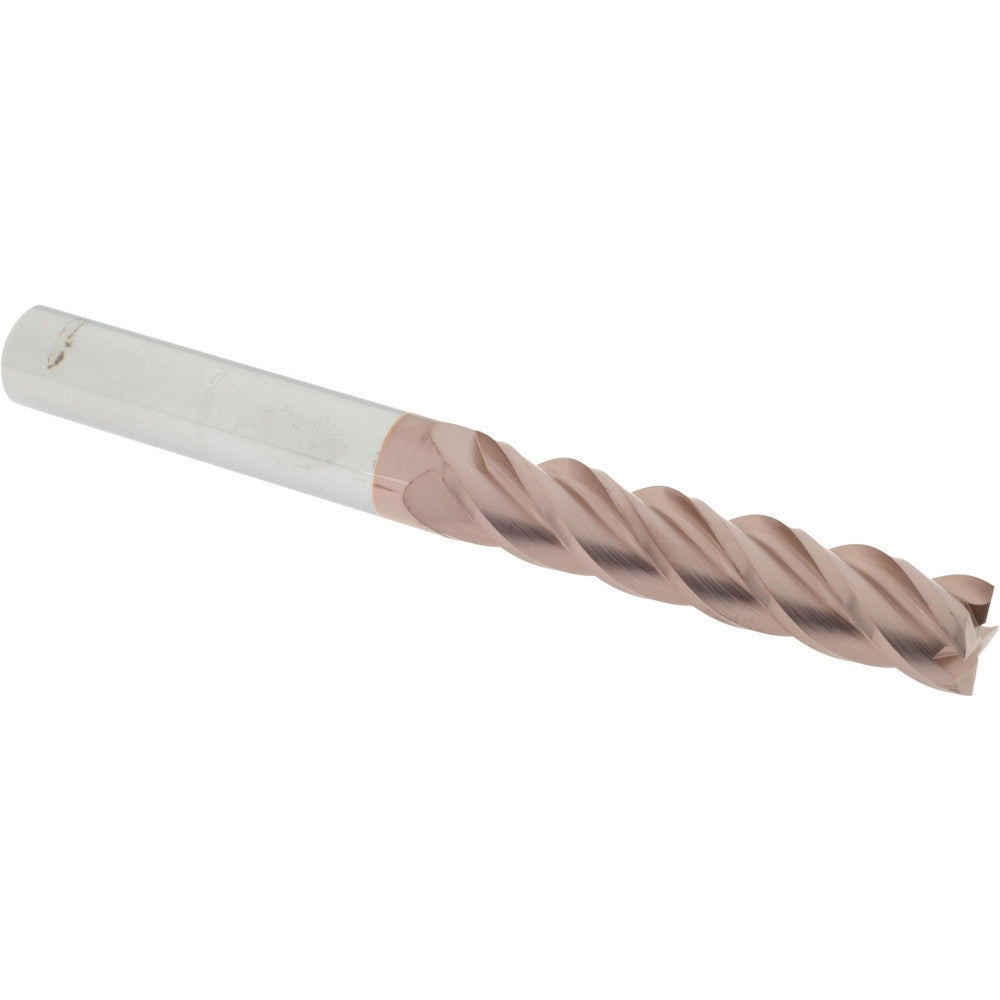 Accupro 07772031 Square End Mill 5/8'' Dia, 3'' LOC, 5/8'' Shank Dia, 6'' OAL, 4 Flutes, Solid Carbide